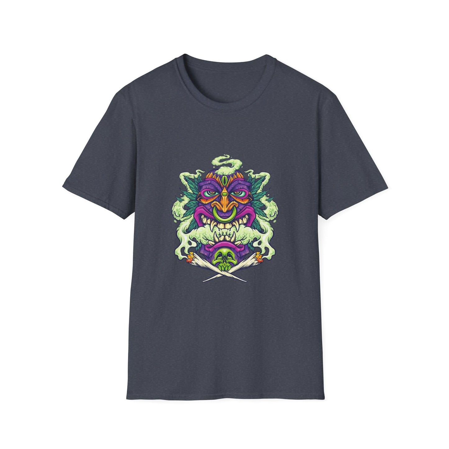 Smoking Hawaiian Tiki Weed Leaf - Mleem