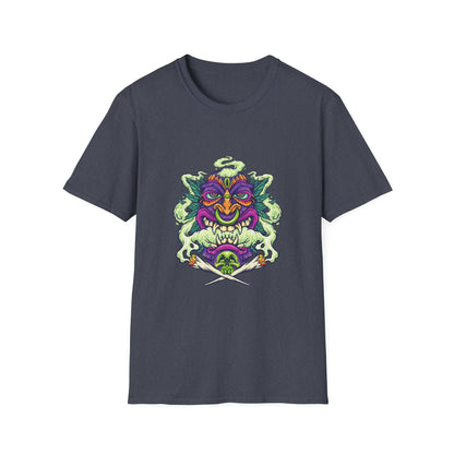 Smoking Hawaiian Tiki Weed Leaf - Mleem