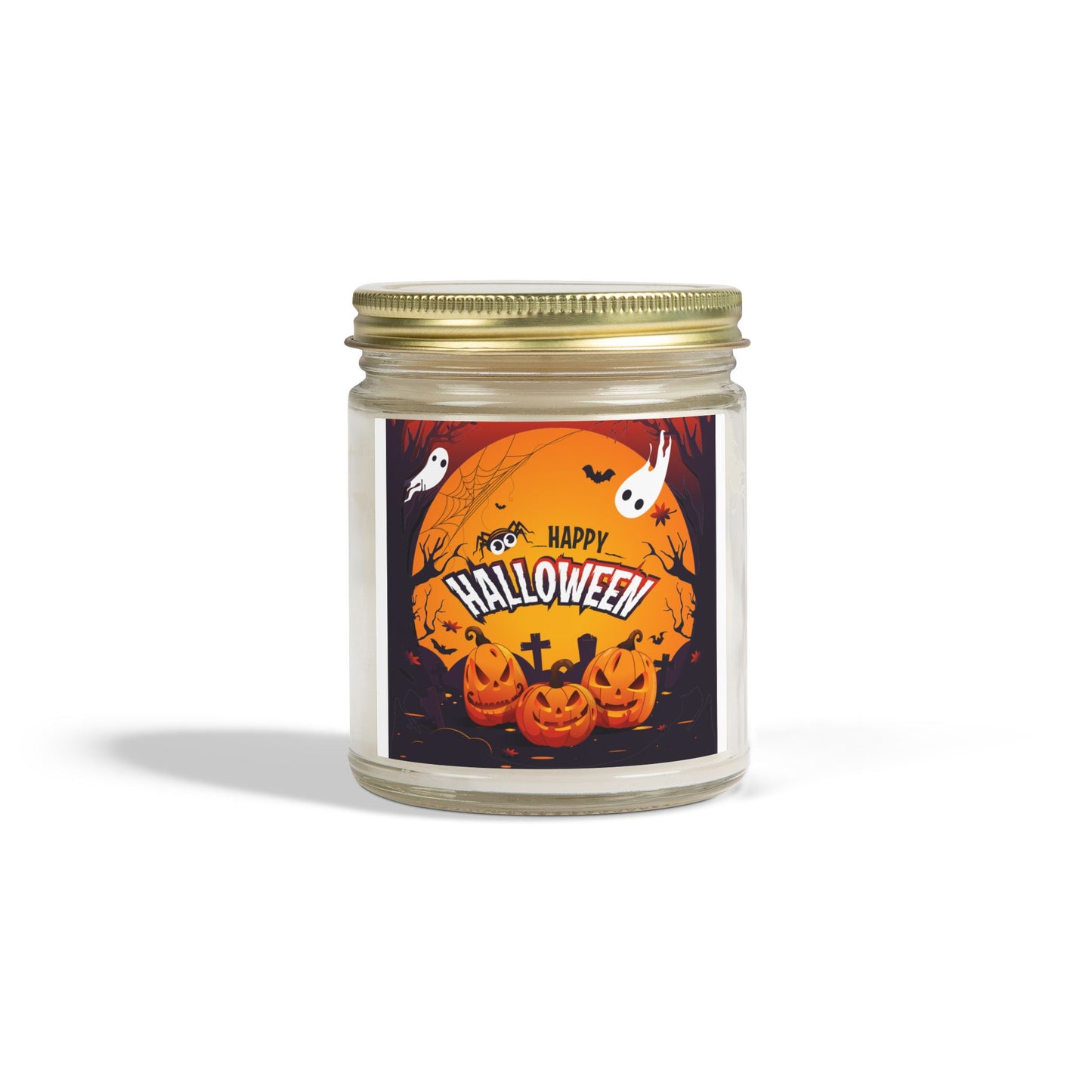 Halloween Scented Candles, Pumpkin Spice Aroma, Fall Decor, Home Fragrance, Gift Idea