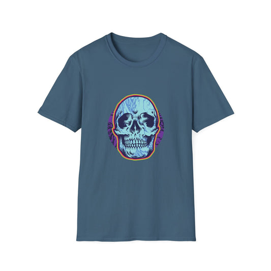 Psychedelic Head Skull Bones - Mleem