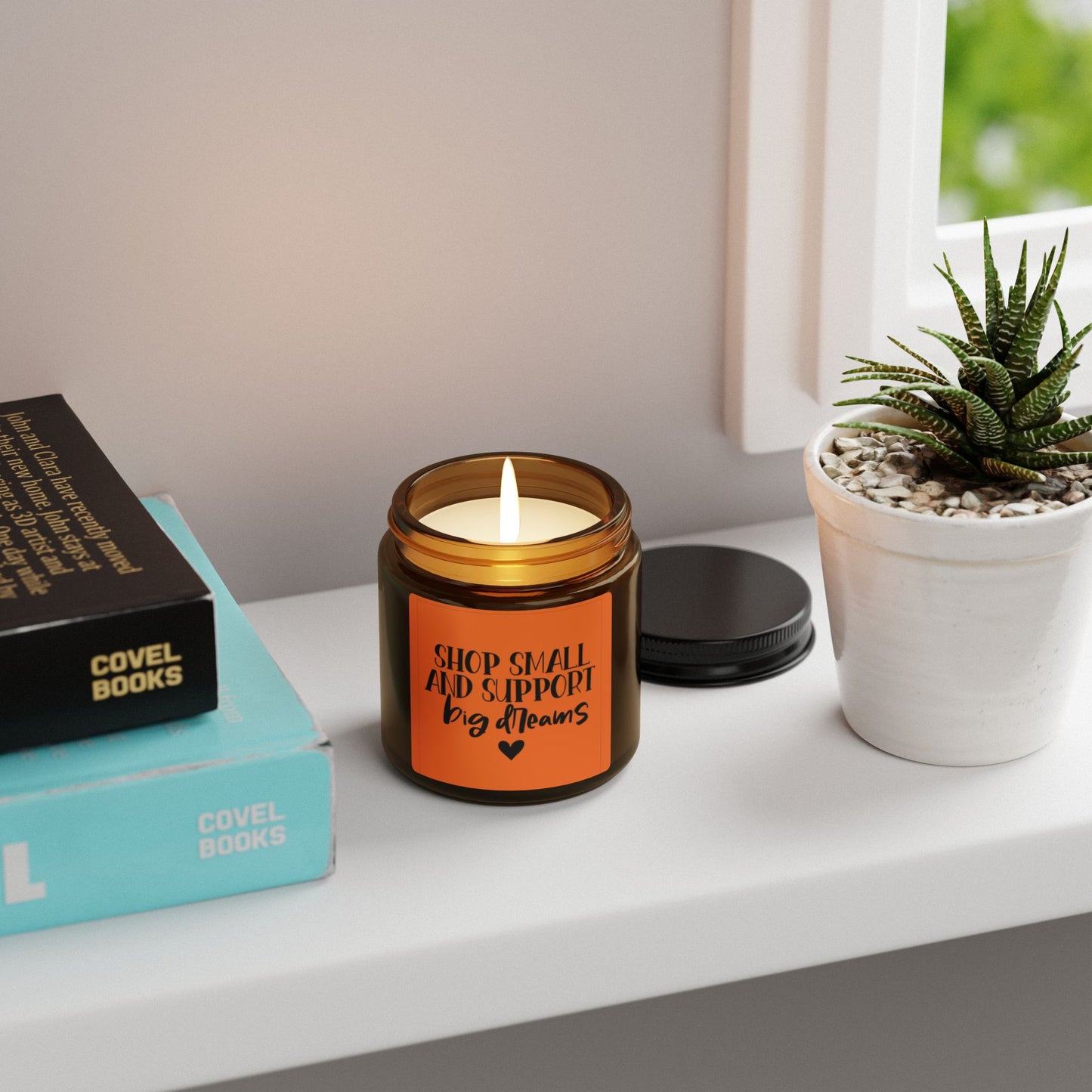 Support Local Soy Candle -  Cozy Gift for Home, Aromatherapy, Candles for Relaxation