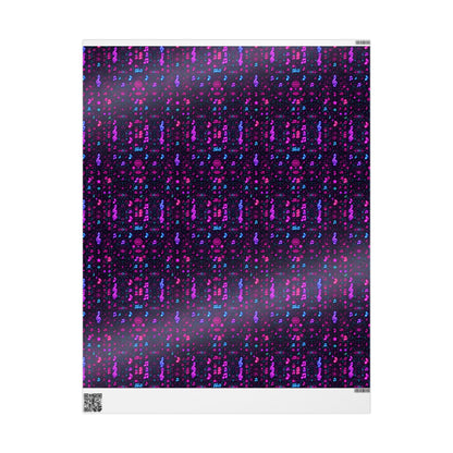 Colorful Cosmic Wrapping Paper, Gift Wrap for Birthdays, Holidays, Weddings, Party Favors, Artsy Presents, Unique Gift Packaging