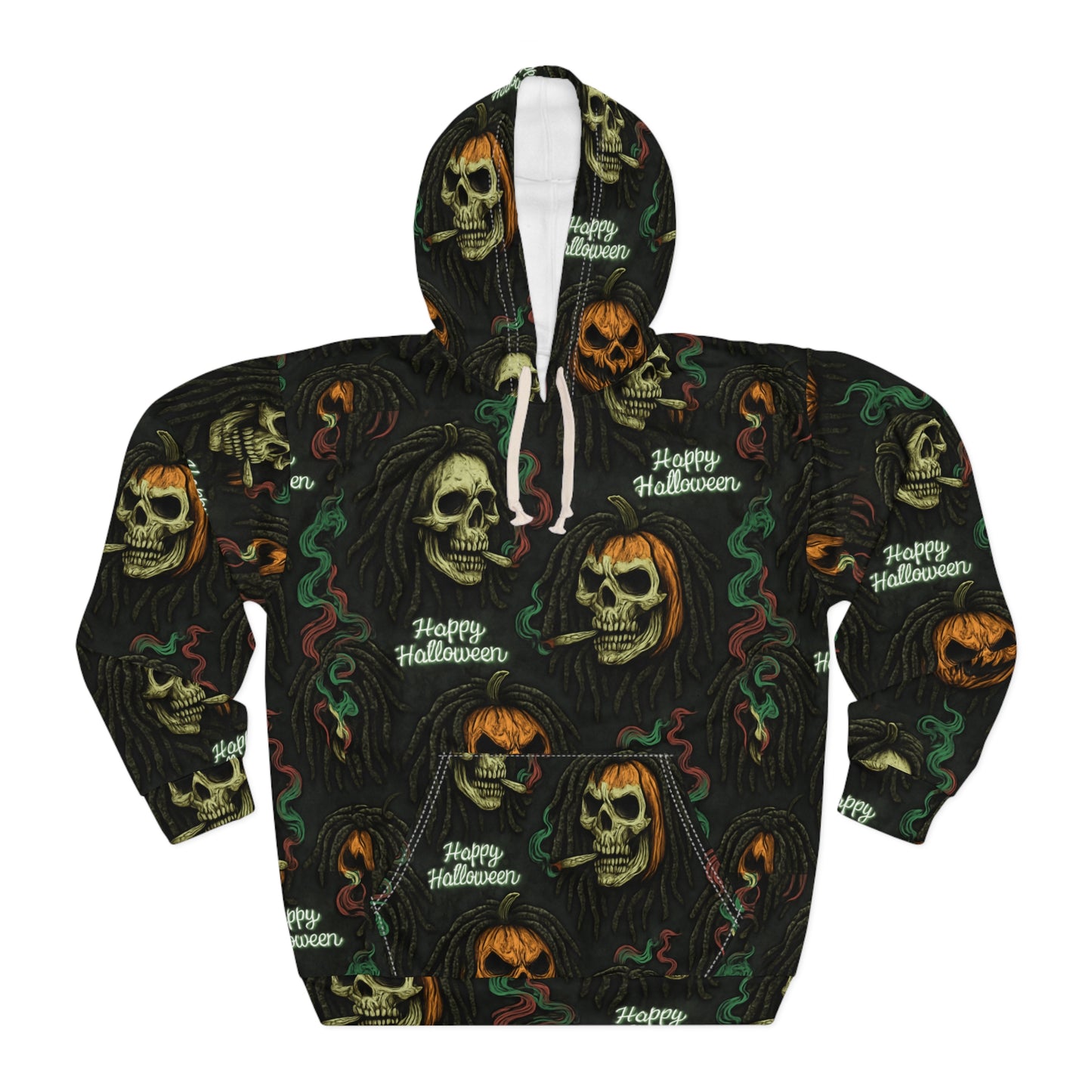 Halloween-Themed Unisex Pullover Hoodie, Spooky Costume, Cozy Sweatshirt, Trick or Treat Gift, Fall Wardrobe Essential