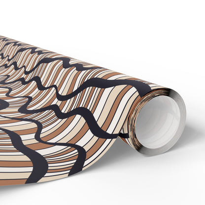 Stylish Wrapping Paper Roll for Gifts, Modern Gift Wrap, Eco-Friendly Wrapping, Holiday Decor, Birthday & Special Occasions