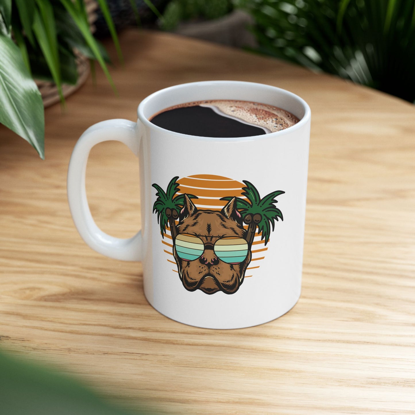 Tropical Sunset Ceramic Mug