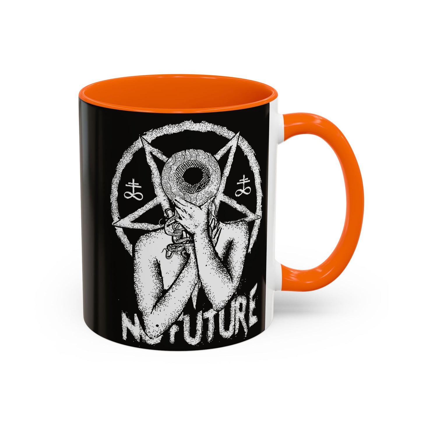 Gothic Ceramic Coffee Mug – Dark Art, Unique Gift, Halloween Decor, Witchy Vibe, Spooky Homeware