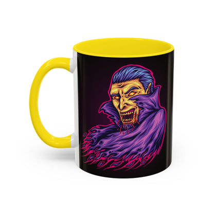 Creepy Gothic Accent Coffee Mug for Spooky Vibes, Halloween Decor, Unique Gift, Coffee Lover, Witchcraft Essentials