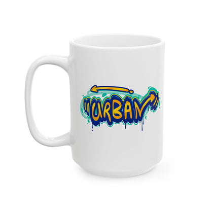 Artistic Coffee Cup, Gift for Artists, Urban Style