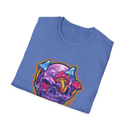 Magic Trippy Skull Mushroom Psychedelic - Mleem