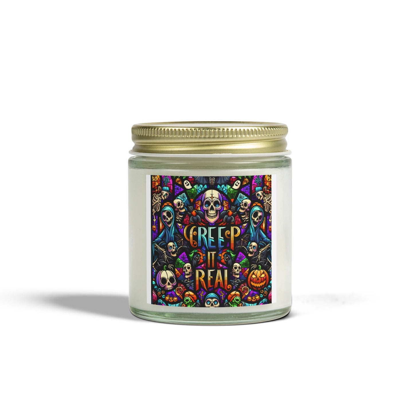Halloween Scented Candles, Fragrant Home Decor, 'Creep it Real' Candles for Fall Celebrations, Party Favors, Gifts