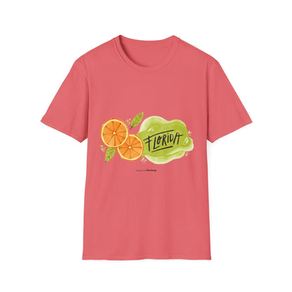 Florida Orange County Watercolor - Mleem