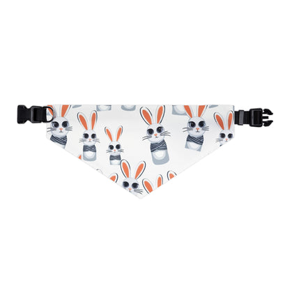 Charming Pet Bandana Collar for Dogs, Playful Bunny Design, Cute Gift for Pet Lovers, Perfect for Spring Celebrations