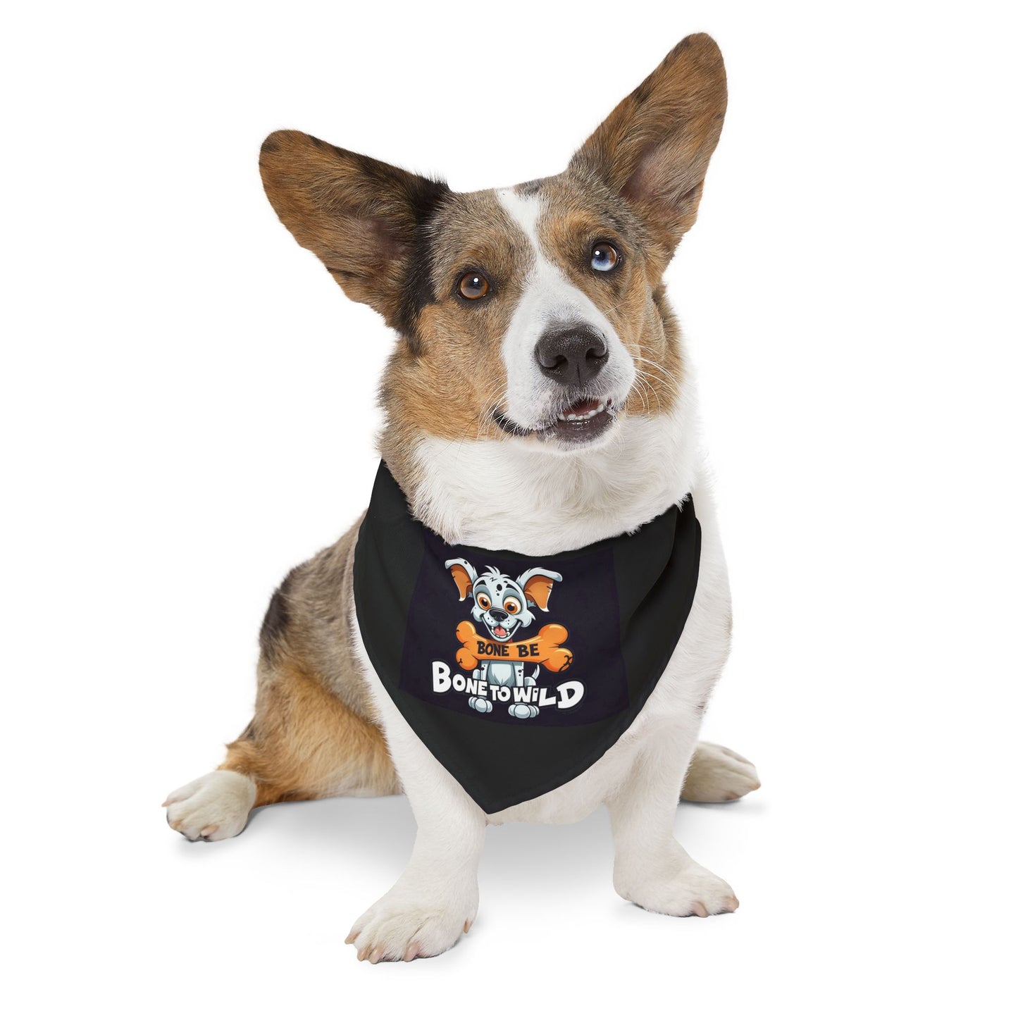 Bone to Be Wild Pet Bandana Collar, Dog Accessories, Pet Fashion, Dog Lovers Gift, Fun Dog Wear, Holiday Pet Gift
