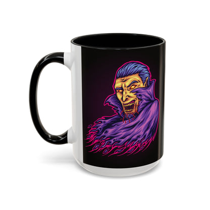 Creepy Gothic Accent Coffee Mug for Spooky Vibes, Halloween Decor, Unique Gift, Coffee Lover, Witchcraft Essentials