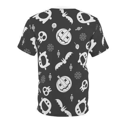 Gothic Joker Graphic Tee, Spooky Casual Shirt, Unisex Halloween Apparel, Unique Gift for Fans, Festival Wear, Dark Aesthetic