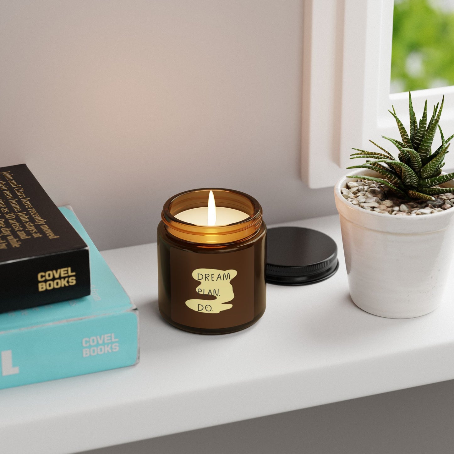 Dream Plan Do Scented Soy Candle - Cozy Home Decor,  Motivational Home Fragrance
