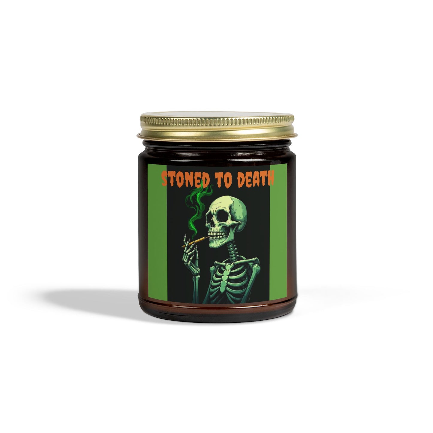 Spooky Scented Candle - 'Stoned to Death', Halloween Decor, Gift for Adults, Home Fragrance, Party Favor, Relaxation