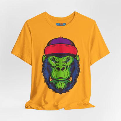 Vibrant Gorilla Graphic Tee - Unisex Short Sleeve T-Shirt