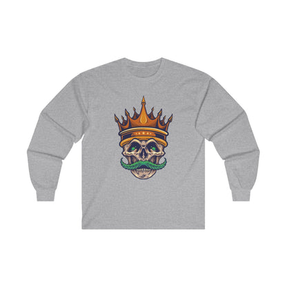 Gold Crown With Weed Mustache - Mleem