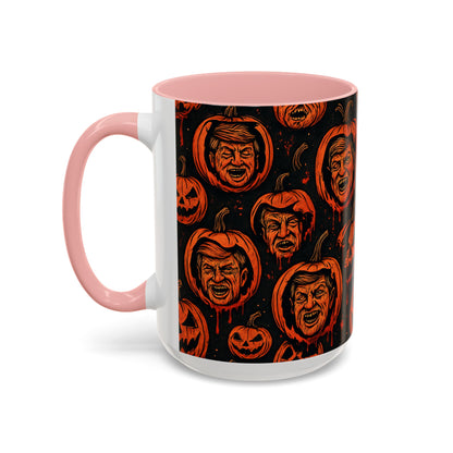 Spooky Pumpkin Faces Coffee Mug | Halloween Gifts, Funny Coffee Cup, Whimsical Mug, Holiday Decor, Unique Gifts