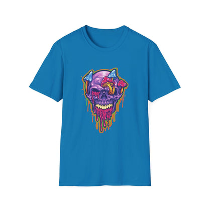 Magic Trippy Skull Mushroom Psychedelic - Mleem