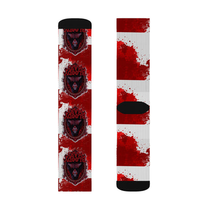 Unique Sublimation Socks, Stylish Crew Socks, Custom Design Socks, Gift for Her, Statement Socks, Trendy Fashion Socks