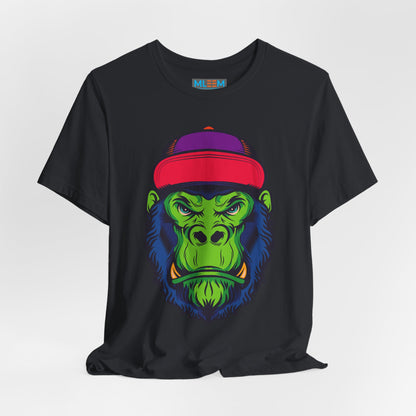 Vibrant Gorilla Graphic Tee - Unisex Short Sleeve T-Shirt
