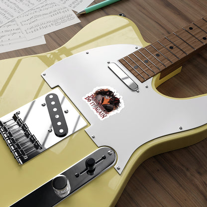 Devil Made Me Do It Again Stickers, die-cut stickers, laptop stickers, gothic decor, creative gifts, Halloween accessories