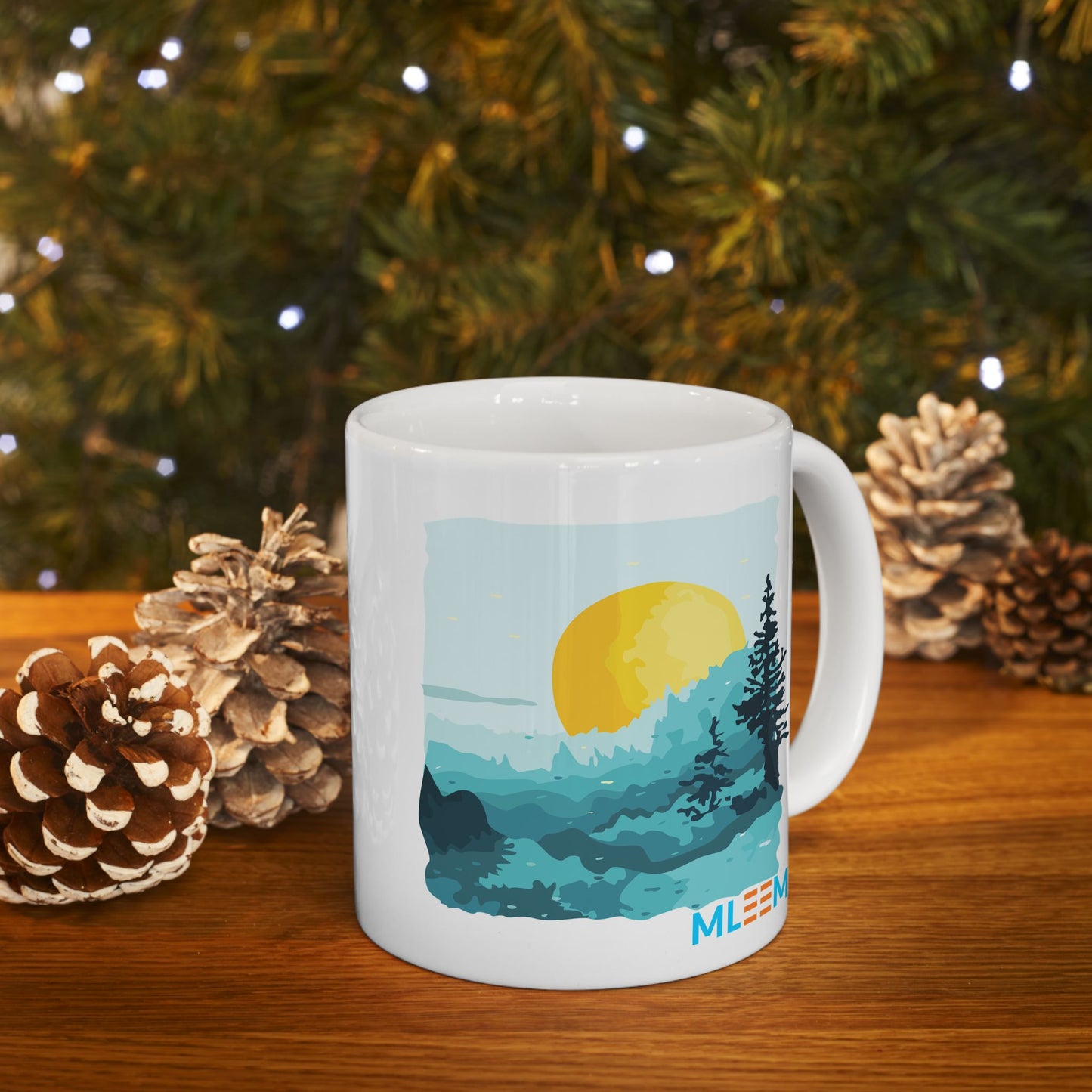 Nature-Inspired Ceramic Mug