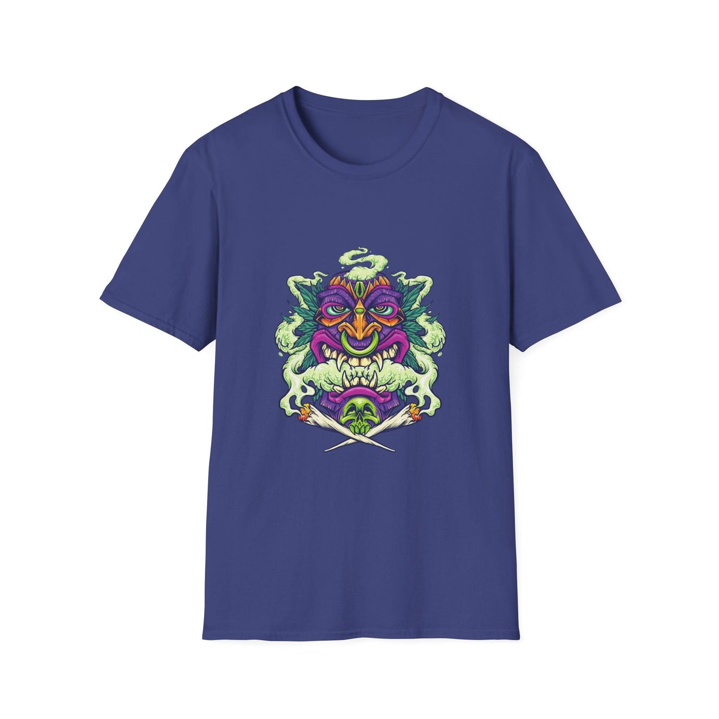 Smoking Hawaiian Tiki Weed Leaf - Mleem