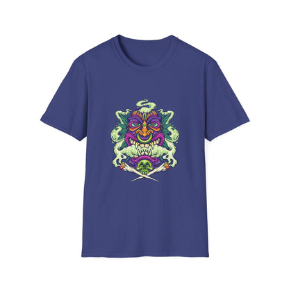Smoking Hawaiian Tiki Weed Leaf - Mleem