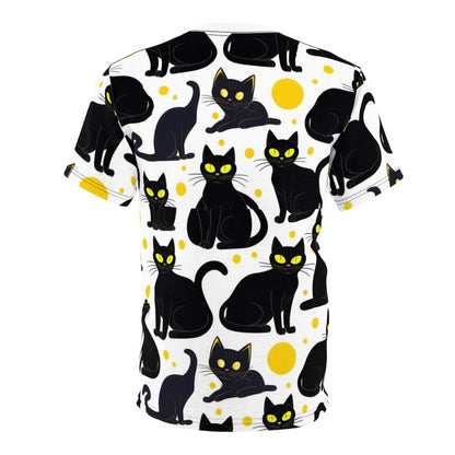 Cattitude Unisex Tee, Fun Cat Shirt, Pet Lover Gift, Halloween Apparel, Casual Cool Tee, Quirky Cat Fashion