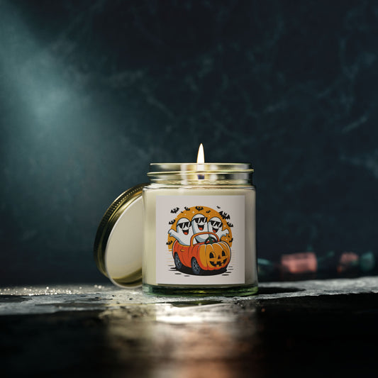Halloween Scented Candle, Ghost and Pumpkin Car Decor, Fall Home Decor, Spooky Gifts, Aromatic Candle, Cozy Atmosphere