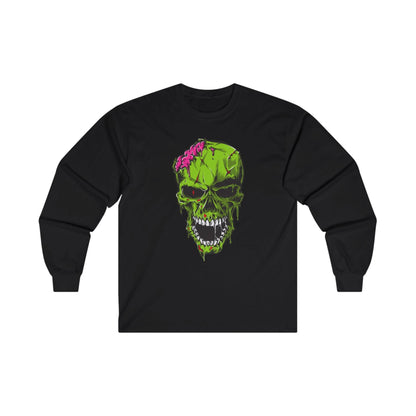 Scary Zombie Head Illustration - Mleem