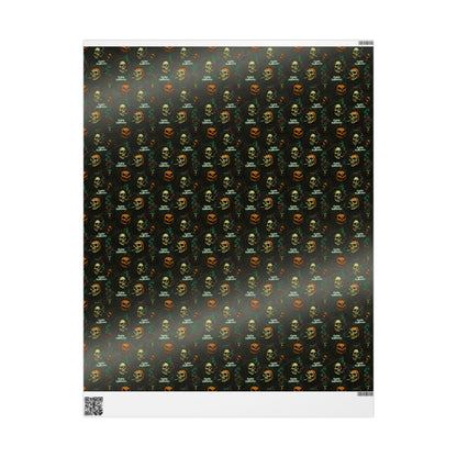 Gothic Halloween Wrapping Paper, Spooky Gift Wrap for October Celebrations, Scary Patterned Gift Wrap, Unique Holiday Wrap, Fun [...]