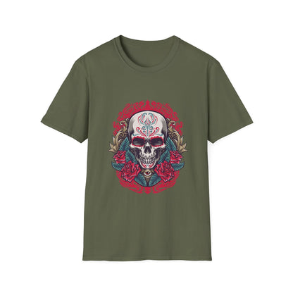 Skull Illustration Dia de Los Muertos - Mleem