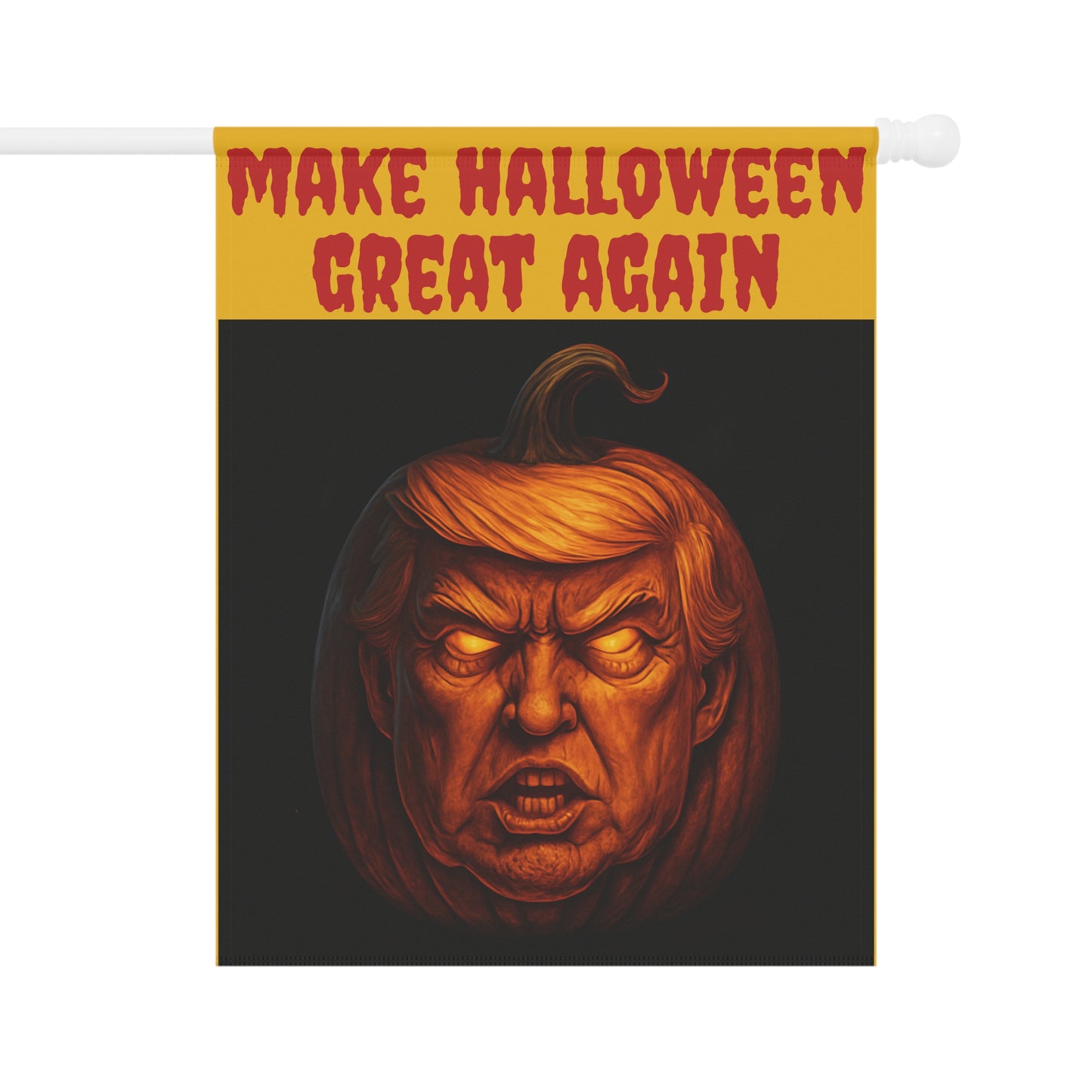 Halloween Garden Banner, Spooky Lawn Decoration, Outdoor Fall Decor, Make Halloween Great Again, Seasonal House Flag, Party Yard Sign