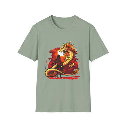 Girl Facing A Dragon - Mleem