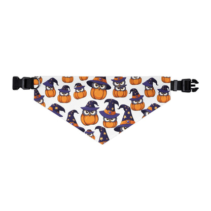 Adorable Halloween Pet Bandana Collar | Cute Pumpkin & Owl Print, Dog Accessory, Pet Costume, Holiday Gear, Gifts for Pet Lovers