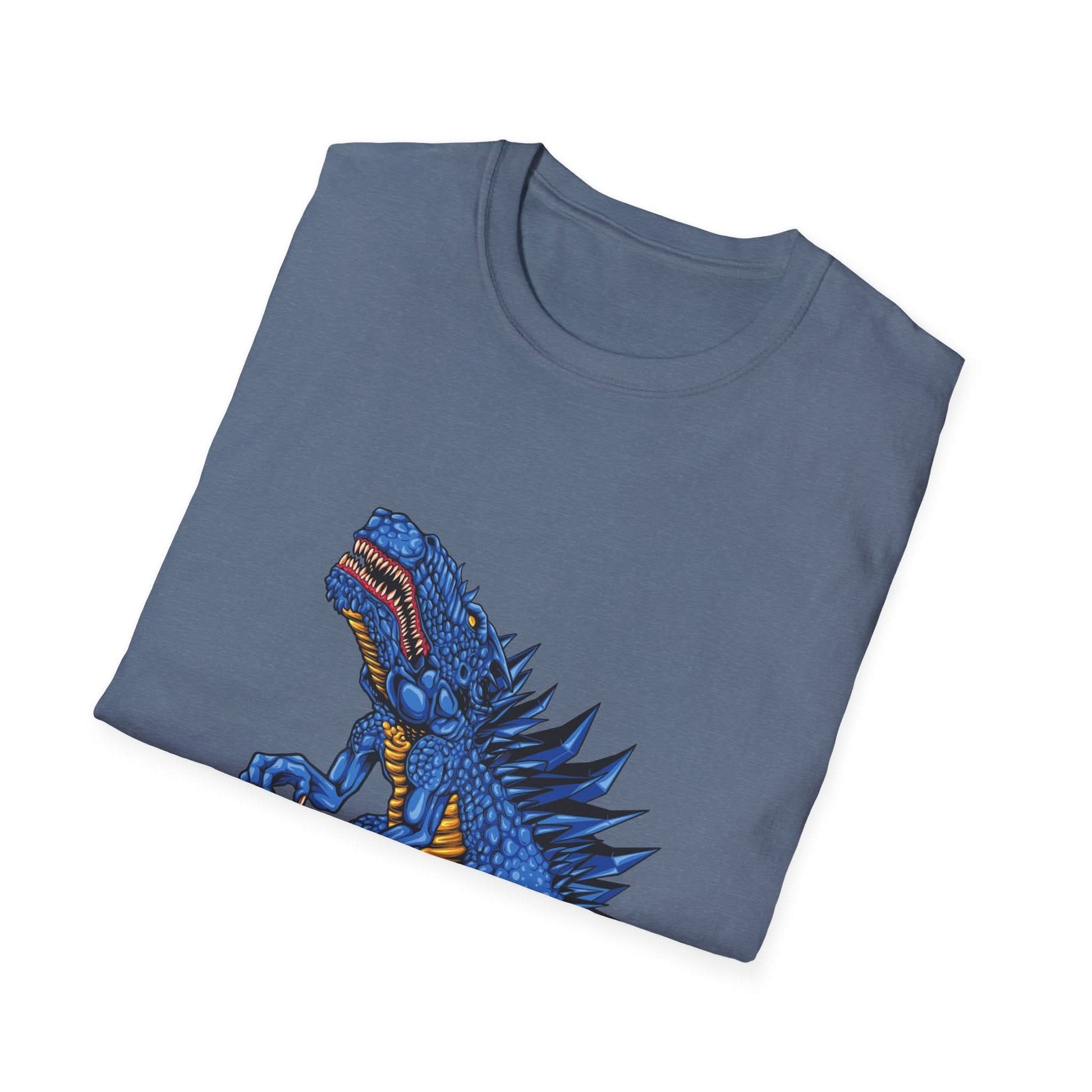 Scary Blue Dinosaur Monster - Mleem