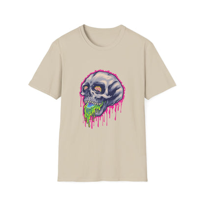 Scary Colorful Stone Skull - Mleem