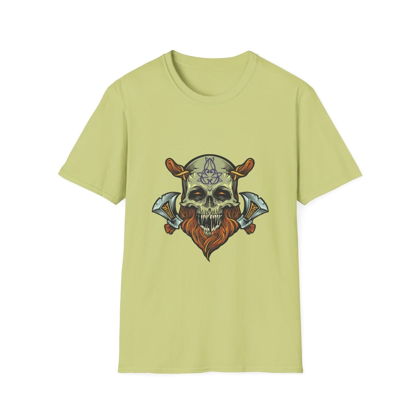 Viking Skull Warrior with Axe - Mleem