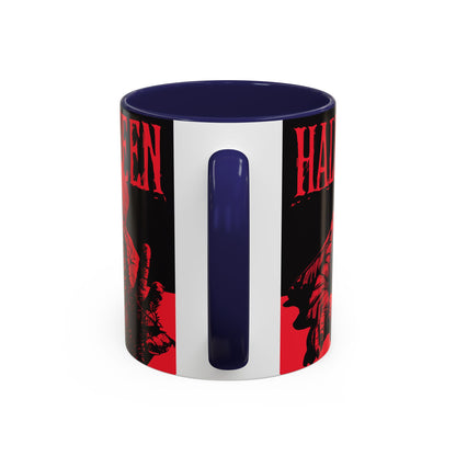 Halloween Accent Coffee Mug | Spooky Coffee Cup for Halloween Lovers, Trick or Treat Mug, Horror Decor, Gift for Fans