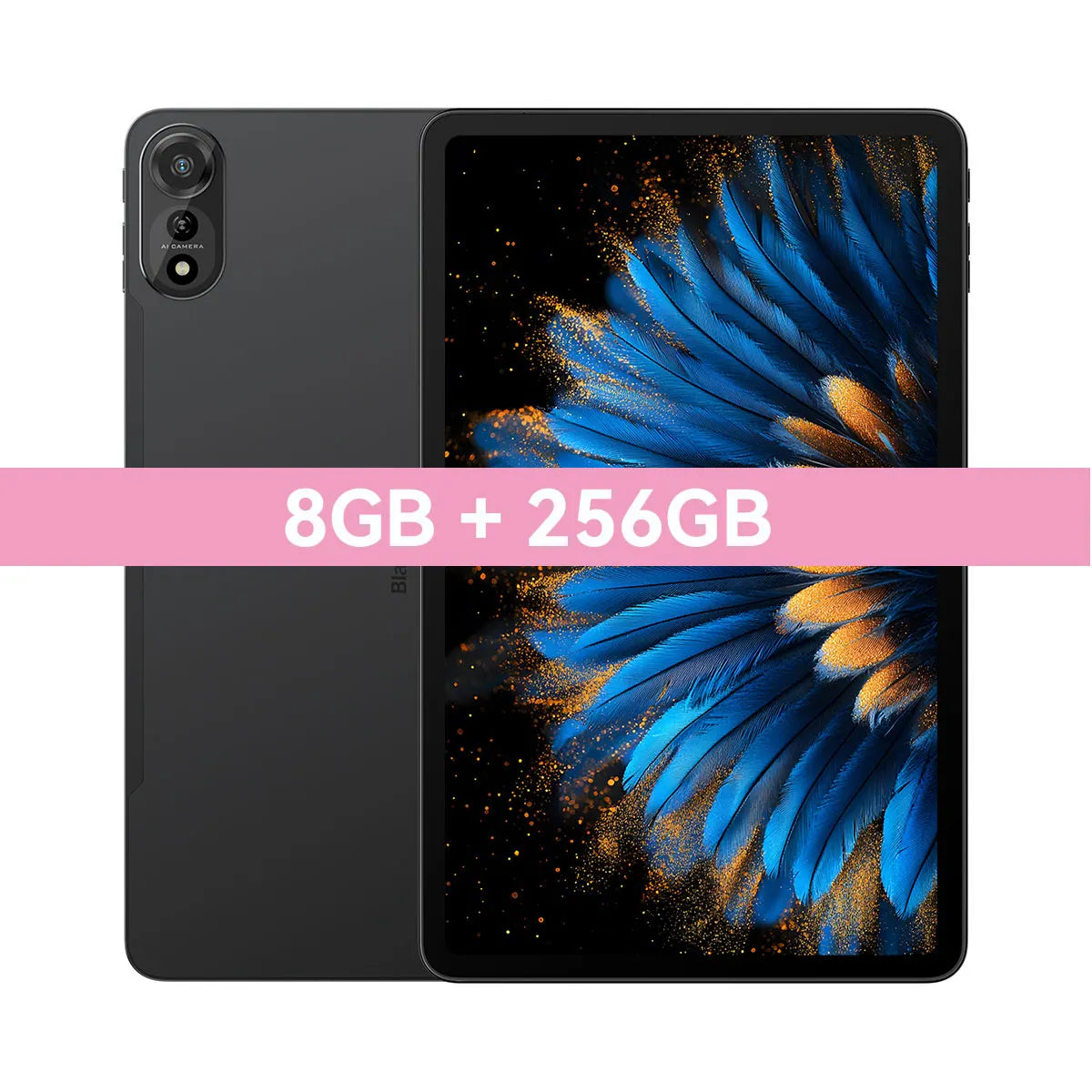 Blackview MEGA 2 Tablet PC 12'' 2K FHD+ Display Unisoc T615 12GB+12GB RAM 256GB ROM 9000mAh Battery 16MP Android 15 4G Tablets - Mleem