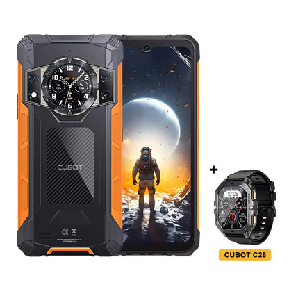 Cubot KingKong ACE 2 Ultra-thin Rugged Smartphone Android 14 16GB RAM(6GB+10GB),+128GB ROM 6.56" 90Hz Screen NFC Cell Phone - Mleem