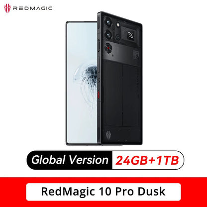 Global Version RedMagic 10 Pro 5G Gaming Phone 6.853" Snapdragon 8 Elite 7050mAh 80W Charge 50MP NFC - Mleem