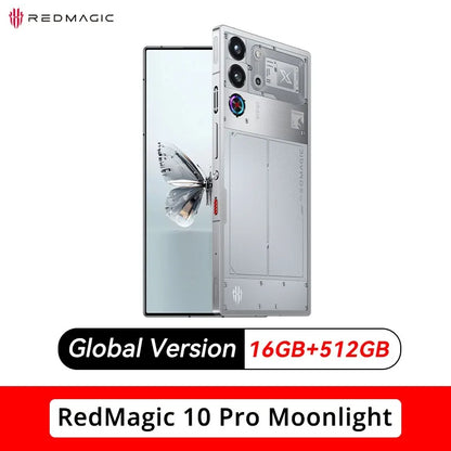 Global Version RedMagic 10 Pro 5G Gaming Phone 6.853" Snapdragon 8 Elite 7050mAh 80W Charge 50MP NFC - Mleem