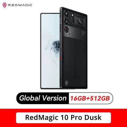 Global Version RedMagic 10 Pro 5G Gaming Phone 6.853" Snapdragon 8 Elite 7050mAh 80W Charge 50MP NFC - Mleem