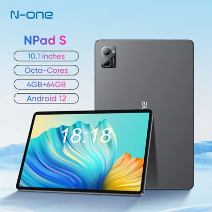 N-ONE NPad S 2023 10.1inch Tablet Pad 1280X800 HD 4GB 64GB Android 12 MTK8183 8-Cores 6600mAh Dual WIFI BT5.0 Tablettes - Mleem