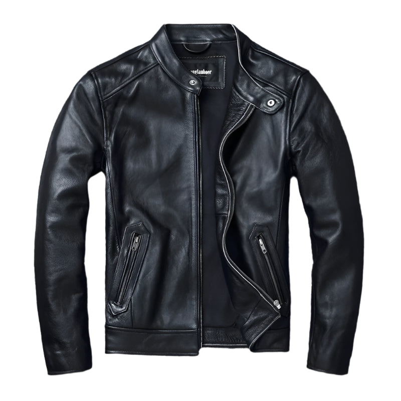 Vintage Cowhide Bomber Jacket
